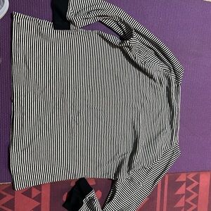 Lauren Ralph Lauren Black and White Striped Top